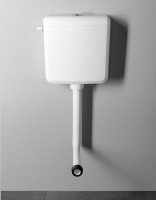 Aqualine T1801-S WC tartály duál gombos öblítőmechanikával, összekötő csövekkel, oldalsó bekötéssel