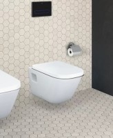Roca The Gap Square szögletes fali WC, mélyöblítésű + WC ülőke - MINTDARAB SZETT KIÁRUSÍTÁS