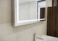 Tboss Floating Mirror Aura 60x60 cm tükör, integrált LED világítással, érintőkapcsolós 