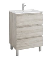 Coycama Paris alsó fürdőszobabútor, Onix New porcelán mosdóval