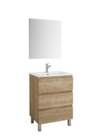 Coycama Paris alsó fürdőszobabútor, Onix New porcelán mosdóval