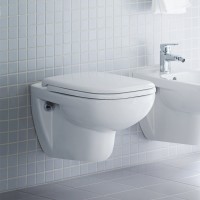 Duravit D-Code Rimless - perem nélküli fali WC + lecsapódásmentes WC ülőke SZETT