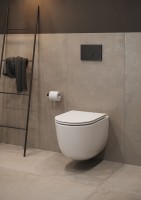 Cersanit Remo Pro perem nélküli fali WC Tornádó öblítéssel + lecsapódásmentes WC ülőke SZETT