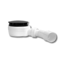 Roltechnik Alacsony beépítésű zuhanytálca szifon, fekete Ø 90 mm