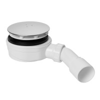 Roltechnik Extra alacsony beépítésű zuhanytálca szifon, inox Ø 90 mm