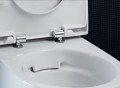 Geberit Selnova Compact Rimfree, perem nélküli rövidített fali WC, zárt forma