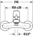 Duravit Durastyle No.1 kádcsaptelep