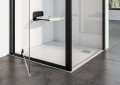 Ravak Gigant Pro Flat lapos, szögletes öntöttmárvány zuhanytálca 90x120 cm