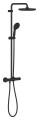 Grohe Tempesta System 250 Black termosztátos zuhanyrendszer, fekete 266702431