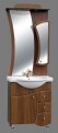 Guido Trend 75 komplett fürdőszoba bútor, tükrös felső résszel, fiókos alsó résszel, mosd