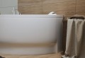 H2O Fortuna 160x100 cm aszimmetrikus akril kád